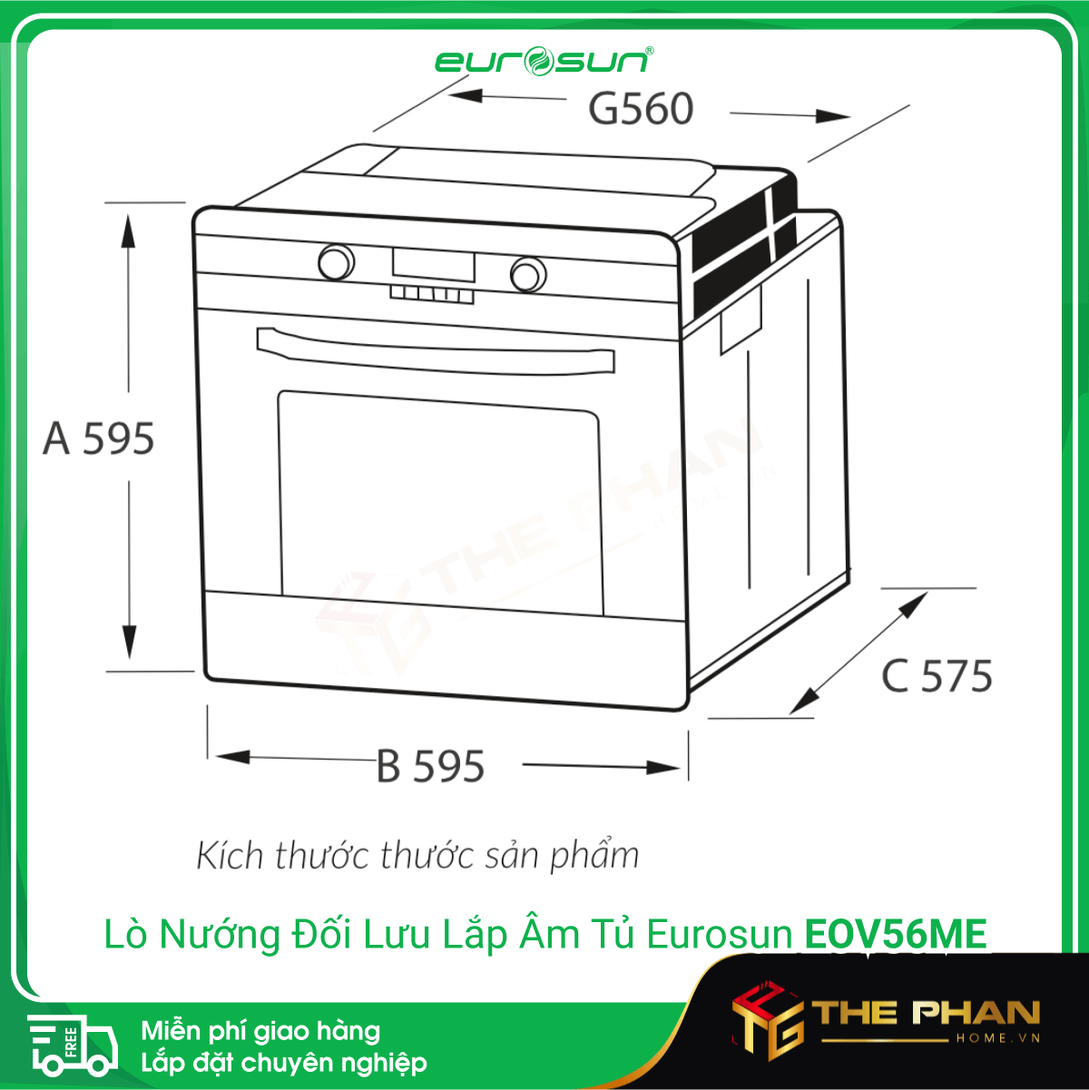 Lò Nướng Eurosun EOV65ME