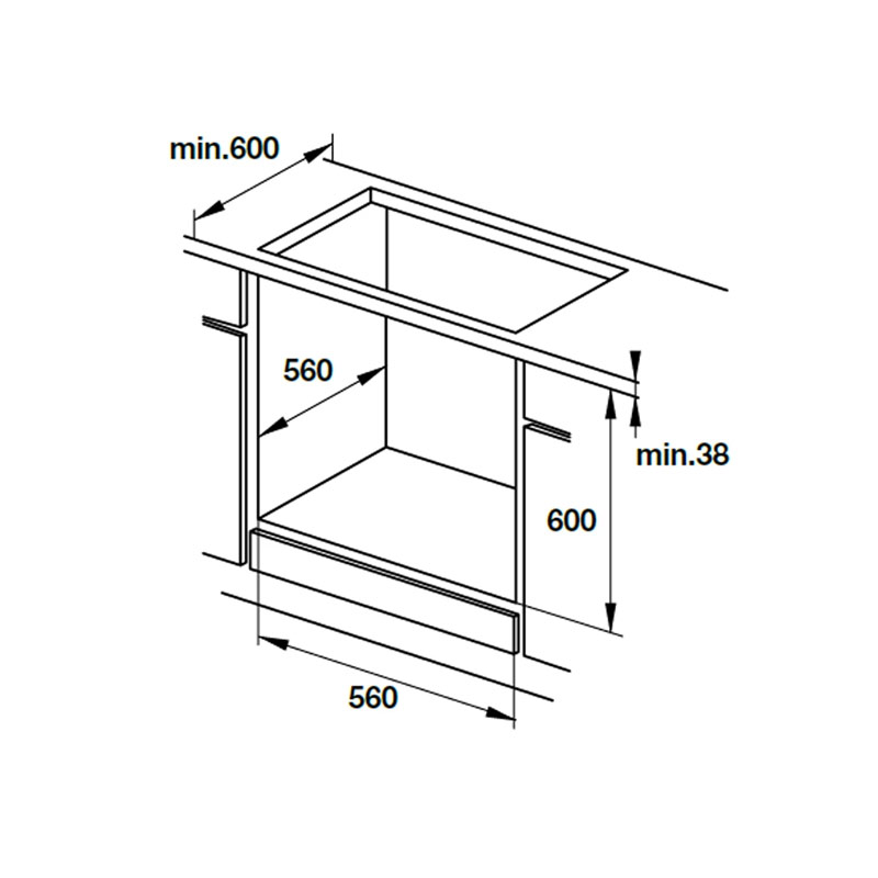 Lò Nướng Hafele HO-KT60A9 535.02.611 - 65 lít