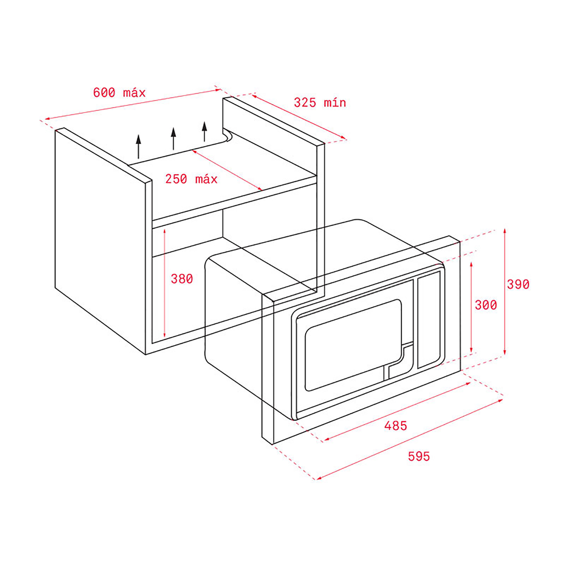 Lò Vi Sóng Kết Hợp Nướng TEKA - WISH ML820BIS 40584202 - MAESTRO, 20 Lít, 5 mức công suất