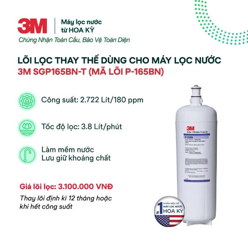 Lõi Lọc Nước 3M P-165BN