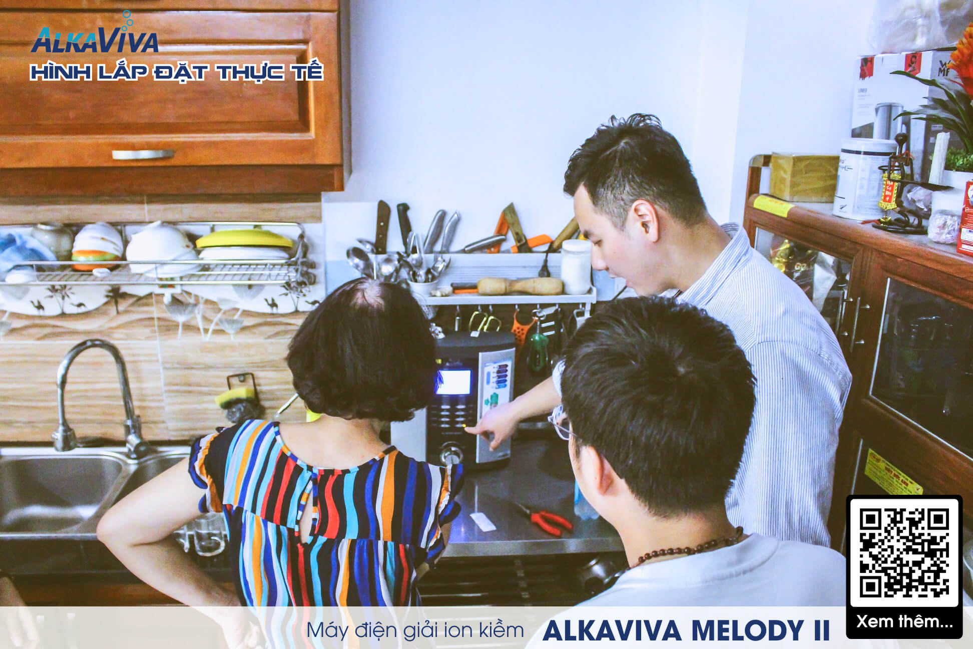 Máy Lọc Nước Điện Giải iON Kiềm Giàu Hydro ALKAVIVA MELODY II - Hàng chính hãng Nhập khẩu - HARLEM PRODUCTION