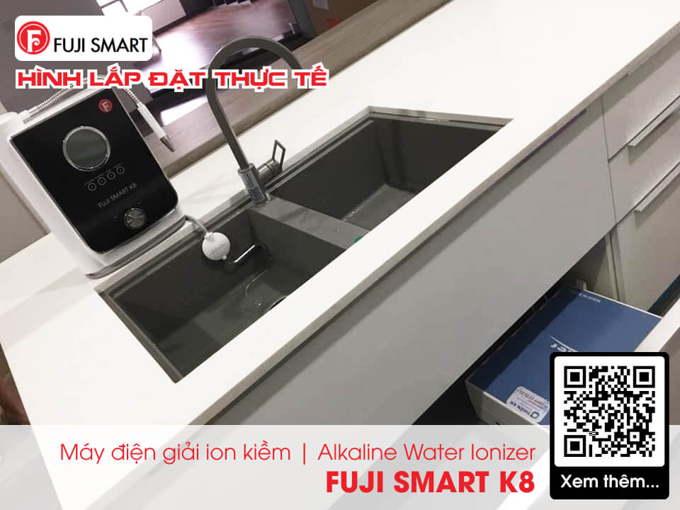 Máy Lọc Nước Điện Giải Ion Kiềm FUJI SMART K8