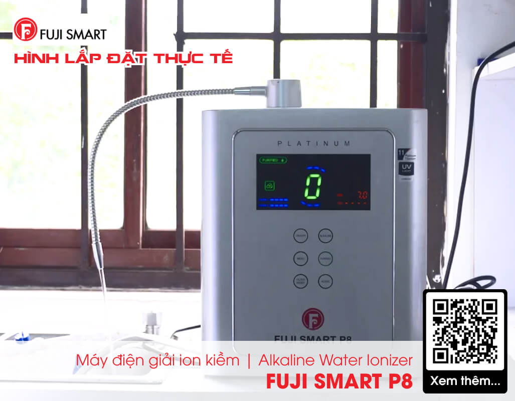 Máy Lọc Nước Điện Giải Ion Kiềm FUJI SMART P8