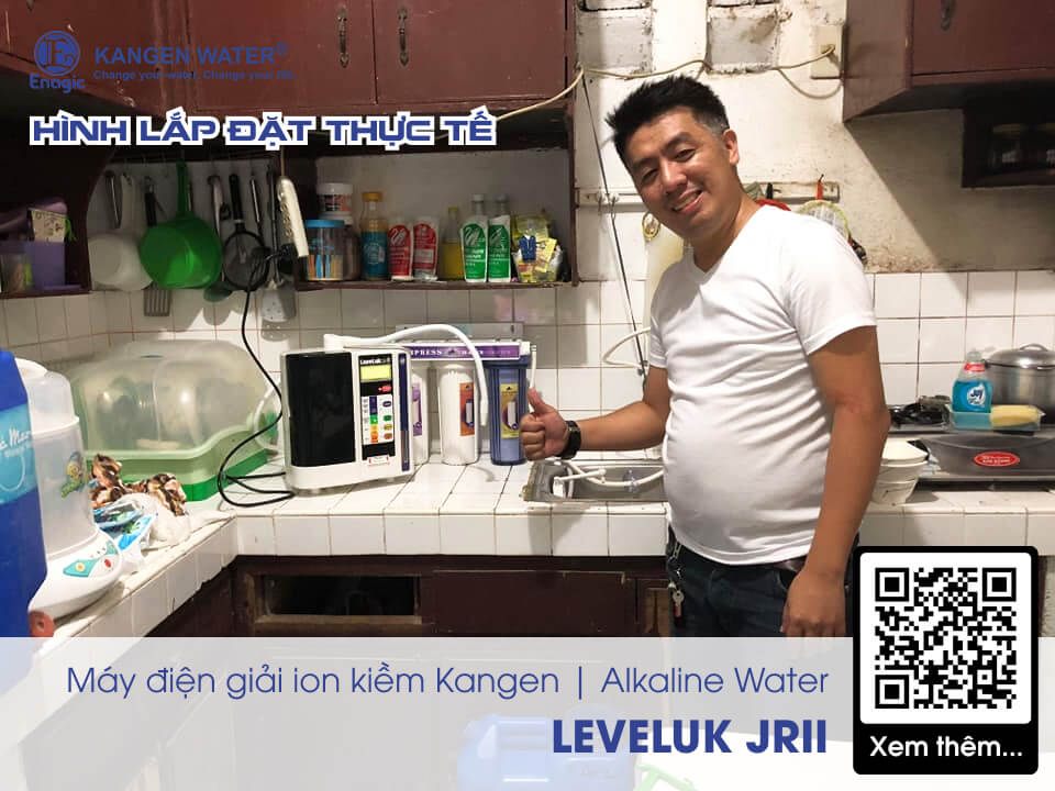 Máy Lọc Nước Điện Giải Ion Kiềm Enagic LEVELUK JRII - Kangen Water