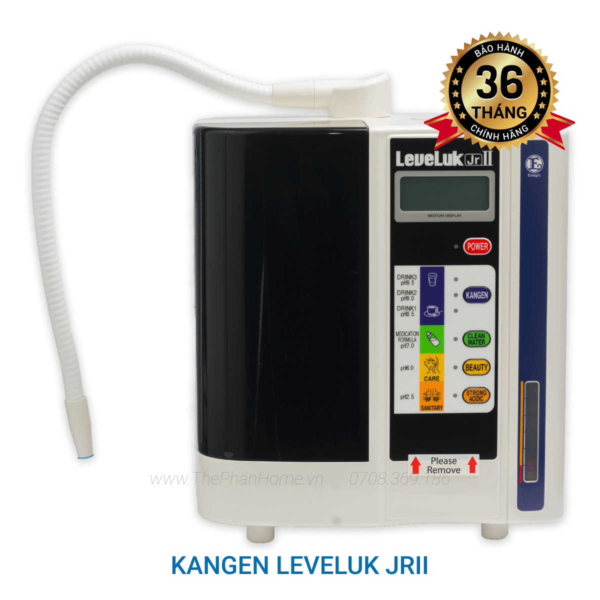 Máy Lọc Nước Điện Giải Ion Kiềm Enagic LEVELUK JRII - Kangen Water