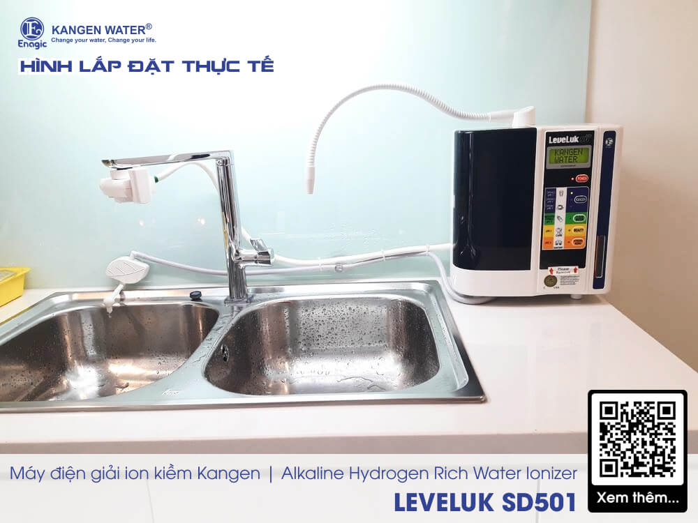 Máy Lọc Nước Điện Giải Ion Kiềm Kangen Enagic LEVELUK SD501