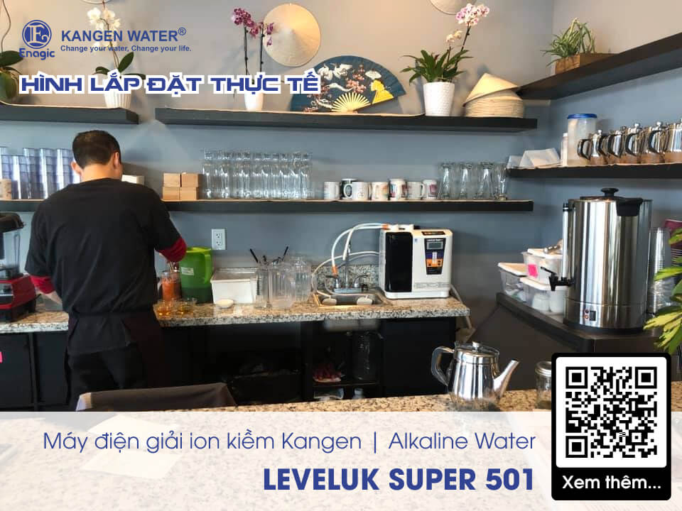 Máy Điện Giải iON Kiềm Kangen LeveLuk Super 501 - Hàng chính hãng Nhập khẩu - Harlem Production