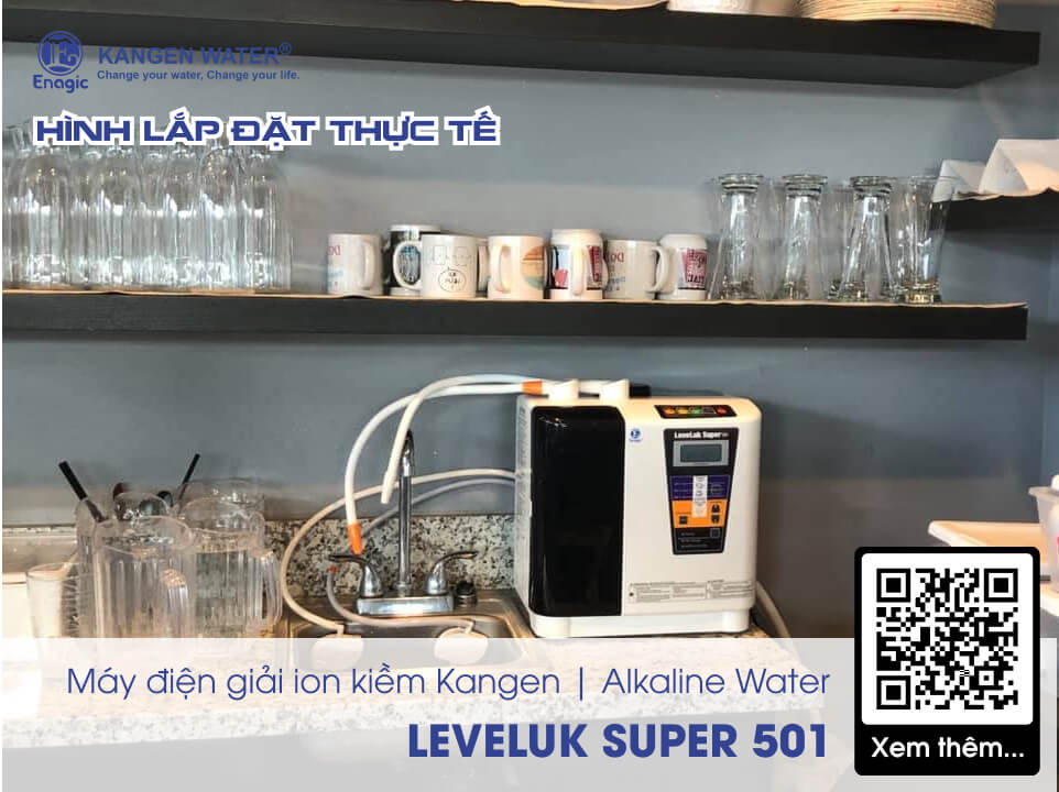 Máy Lọc Nước Điện Giải Ion Kiềm Enagic LEVELUK SUPER 501 - Kangen Water