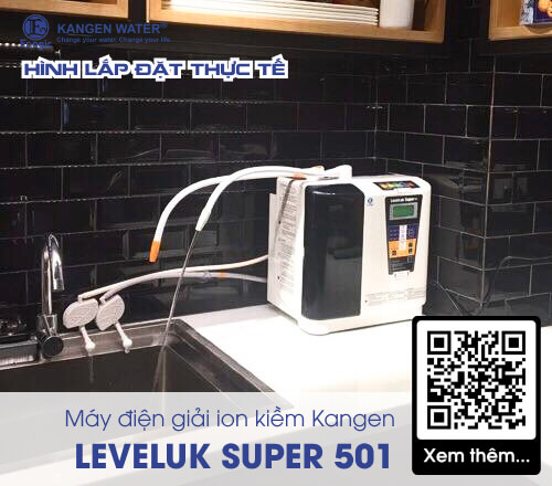 Máy Điện Giải iON Kiềm Kangen LeveLuk Super 501 - Hàng chính hãng Nhập khẩu - Harlem Production