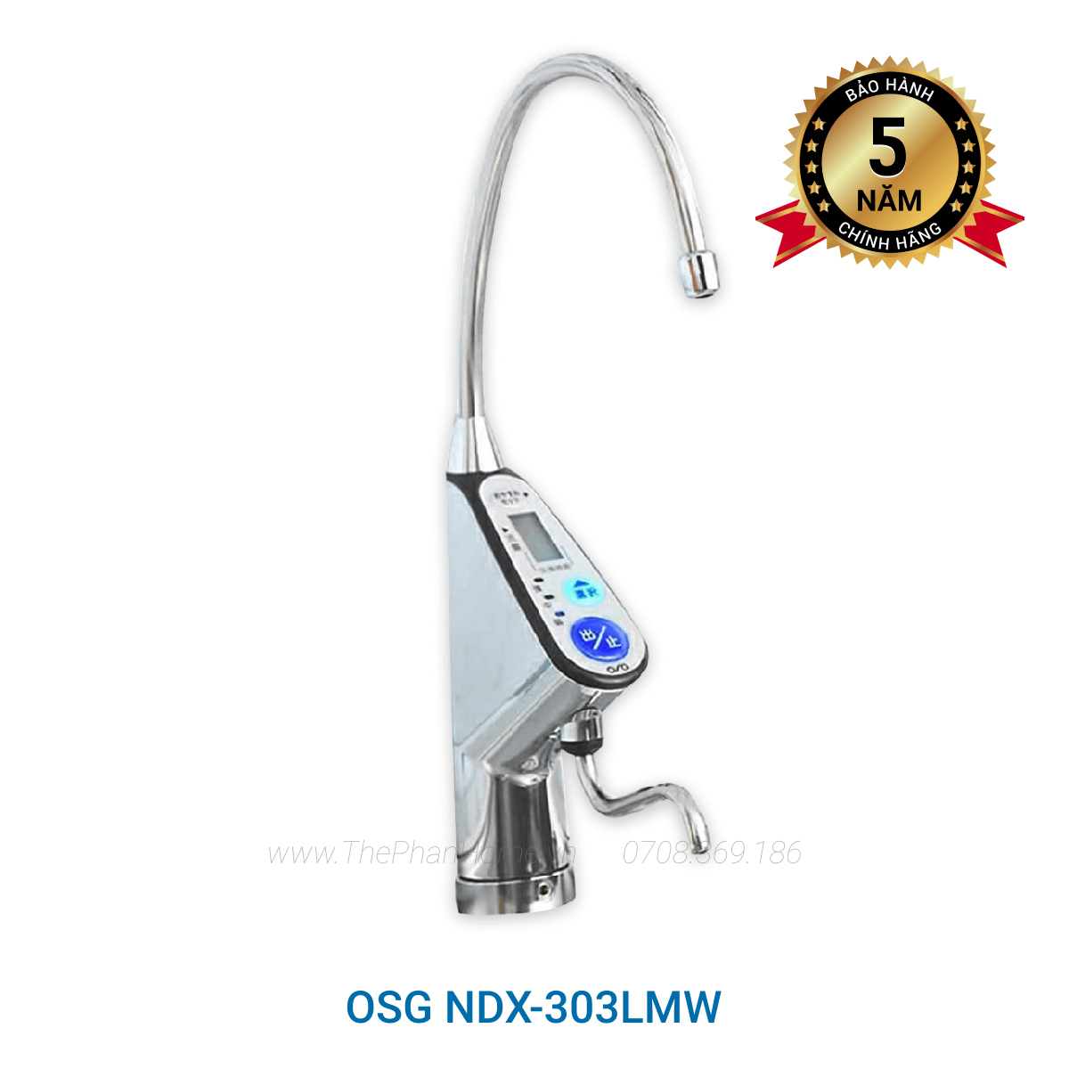 Máy Lọc Nước Điện Giải Ion Kiềm Giàu Hydro OSG NDX-303LMW