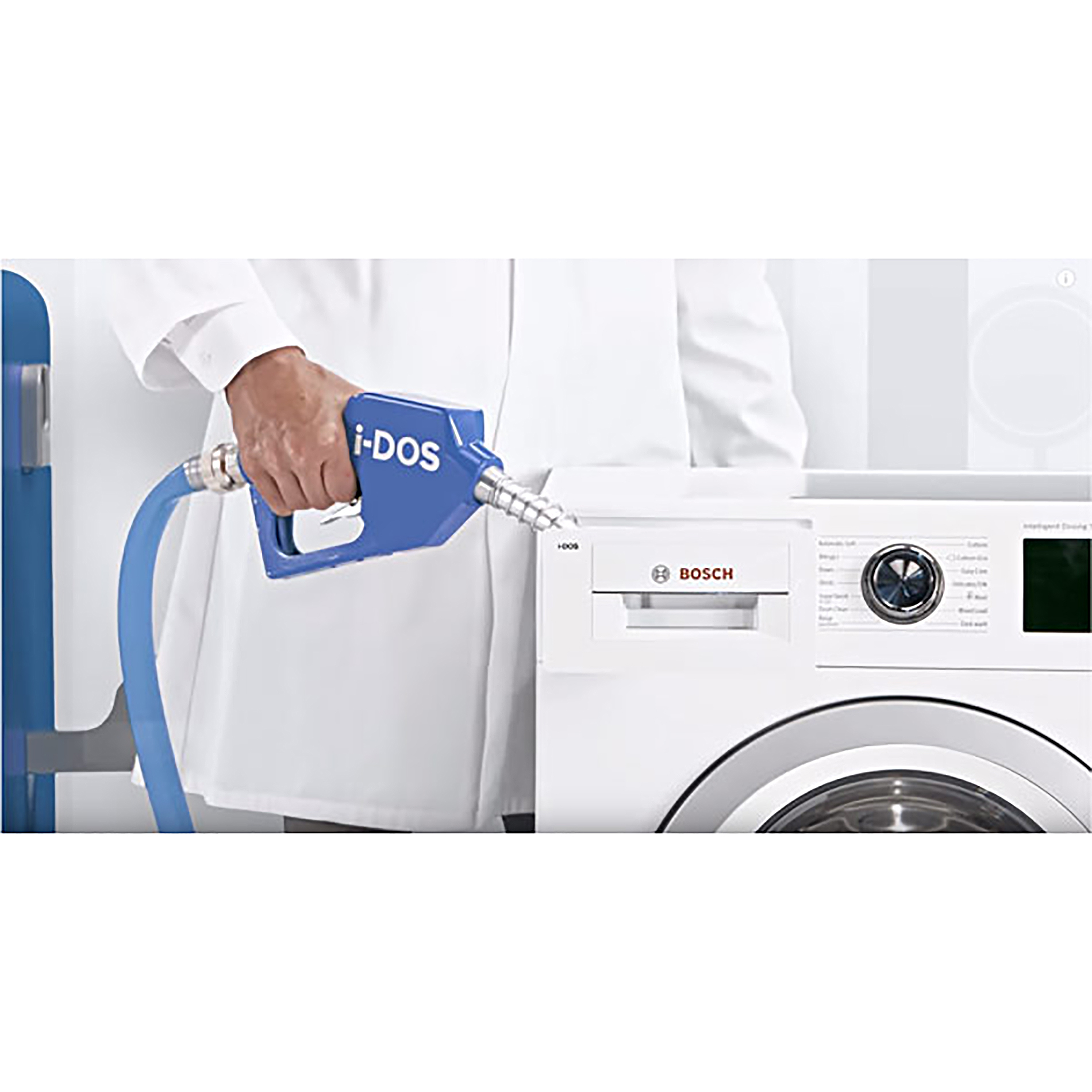 Máy Giặt iDOS Home Connect 8KG BOSCH WAT286H8SG - 9 chương trình giặt, Thêm đồ khi giặt, Inverter, Động cơ EcoSilence + iDOS