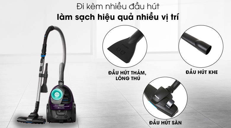 Máy Hút Bụi Không Túi Philips FC9571 - Nhỏ Gọn Và Mạnh Mẽ [5000 Series]