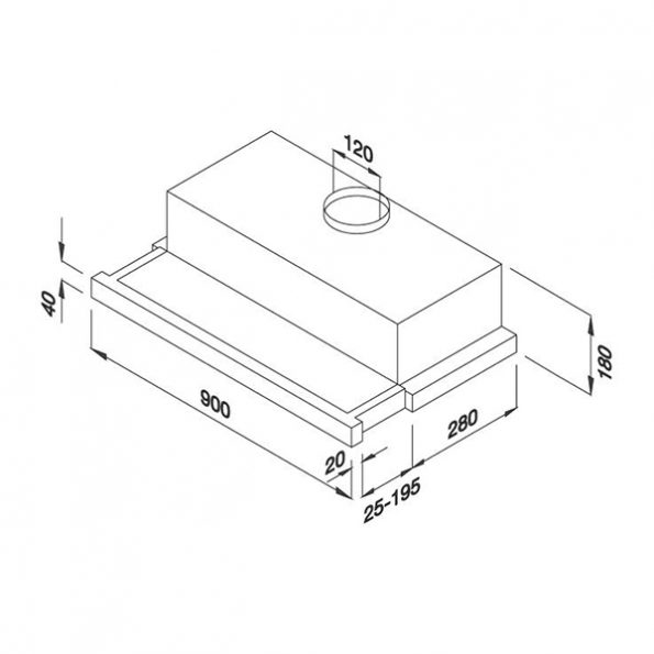 Máy Hút Khói Khử Mùi Âm Tủ Malloca K1506, K1507, K1509 - 500m³/h