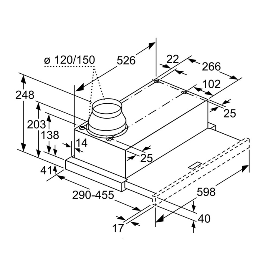 Máy Hút Mùi BOSCH DFL064W53B