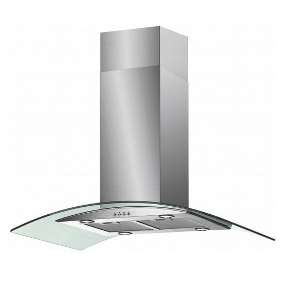 Máy Hút Mùi KAFF KF-IS90GH - 90CM, 1200m³/h, 3 mức công suất, Kính cong treo độc lập