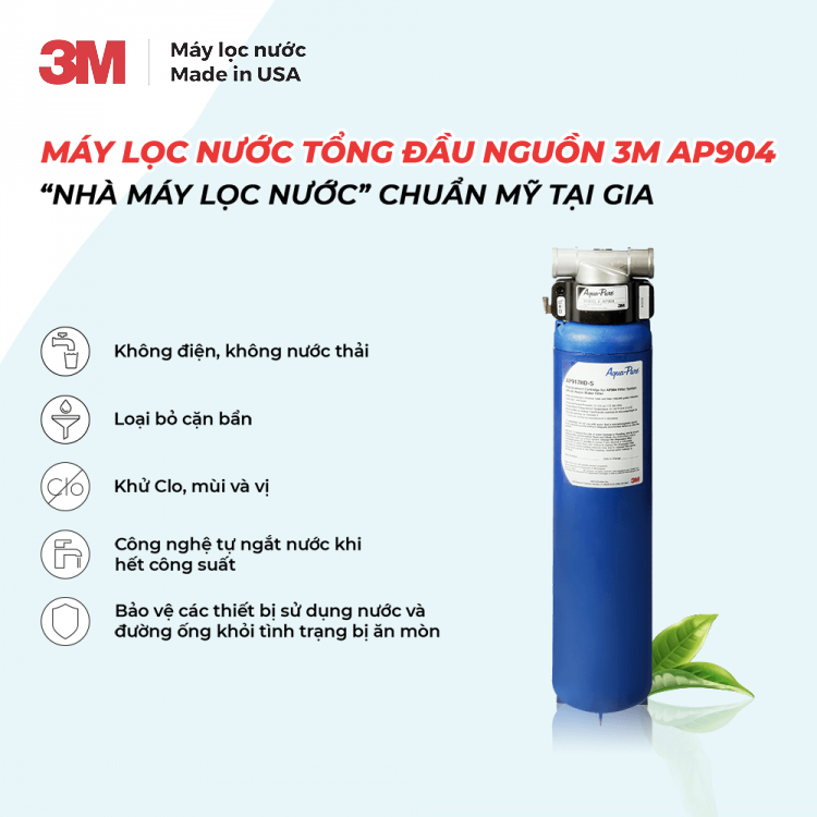 Máy Lọc Nước Đầu Nguồn 3M AP904