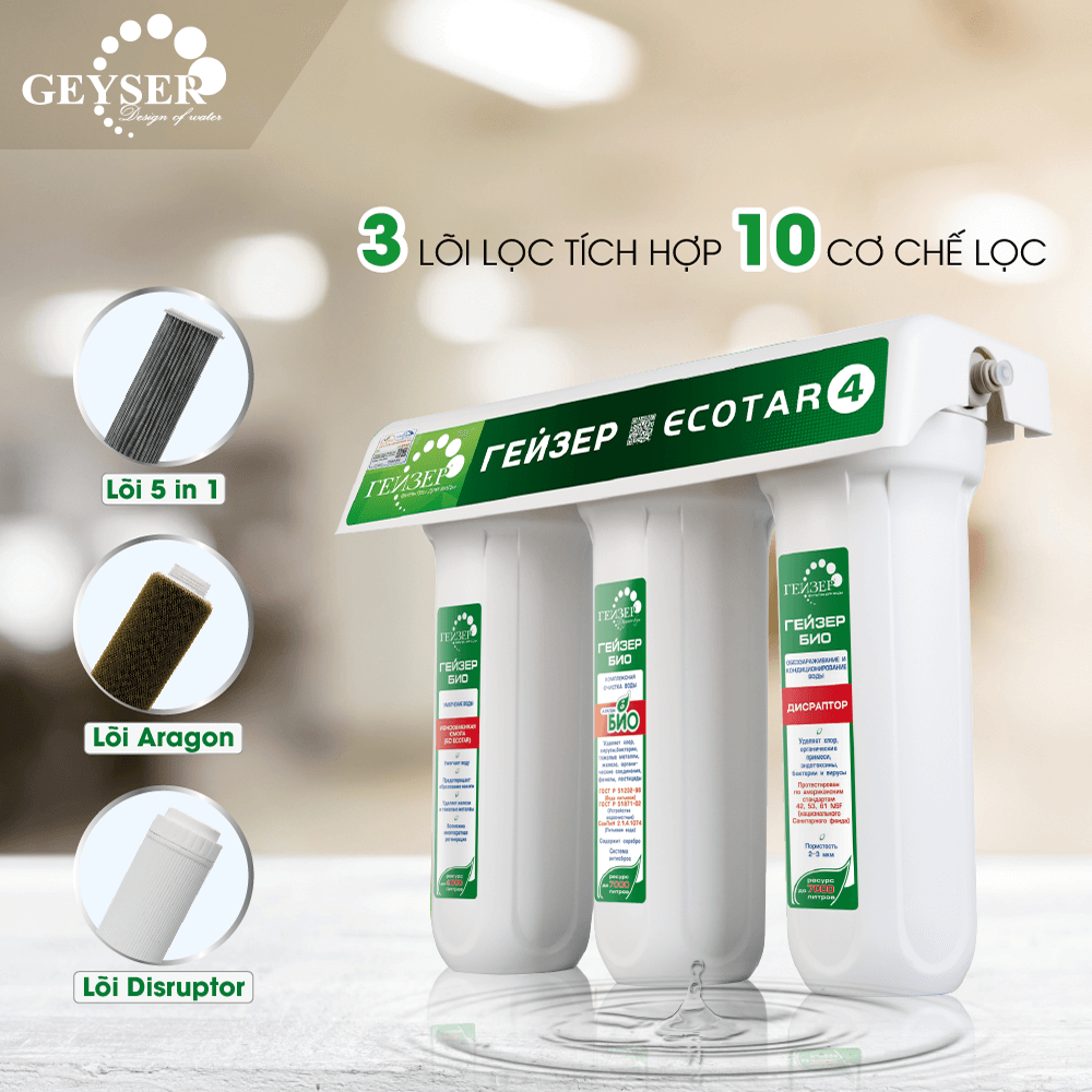Máy Lọc Nước Geyser ECOTAR 4