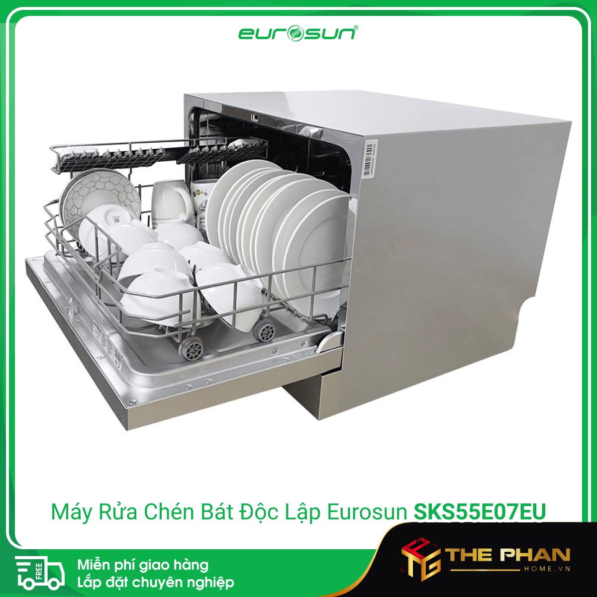 Máy Rửa Chén Eurosun SKS55E07EU