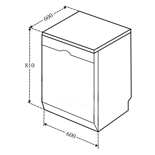 Máy Rửa Chén KAFF KF-BDWSI12.6