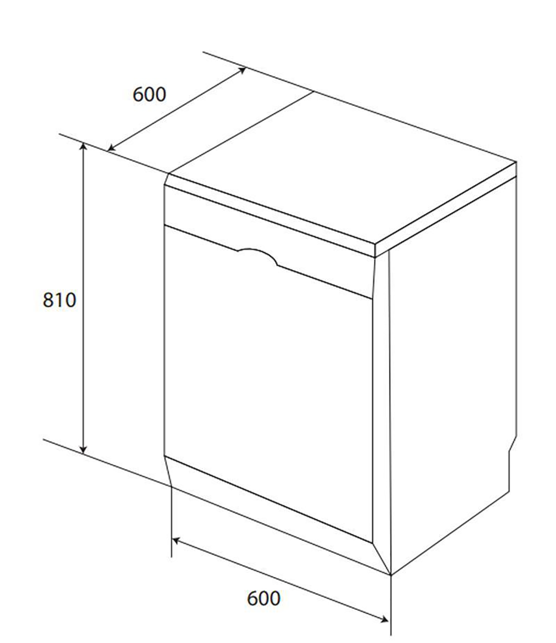 Máy Rửa Chén Âm Tủ KAFF KF-BISW12 - Sức chứa 14 bộ, 6 chương trình rửa, Inverter đa chức năng