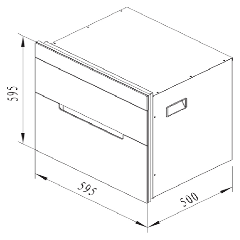 Máy Sấy Chén Bát Âm Tủ CANZY CZ-1006 - Khử trùng bằng UV + OZONE, inox