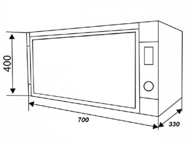 Máy Sấy Chén Dĩa Treo Tủ Malloca MDC-33A