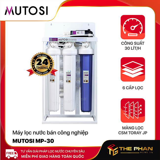 Máy Lọc Nước Bán Công Nghiệp Mutosi MP-30 (30L/h) | MP-50 (50L/h) | MP-80 (80L/h)