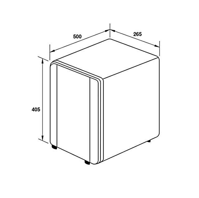 Tủ Rượu Hafele HW-G16 539.15.040 - Sức Chứa 6 Chai