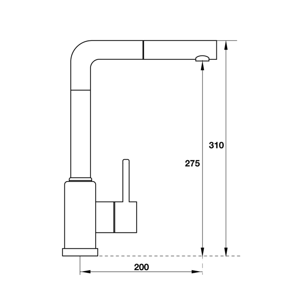 Vòi Rửa Chén Hafele HF-GC301 569.15.301 (Màu Đen) | HF-GM401 569.15.401 (Màu Kem) | HF-GI501 569.15.501 (Màu Xám)