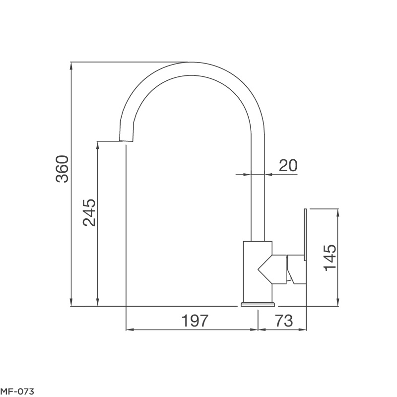 Vòi Rửa Chén Malloca MF-040, MF-043, MF-062, MF-073 - Nước nóng, lạnh, sơn giả đá