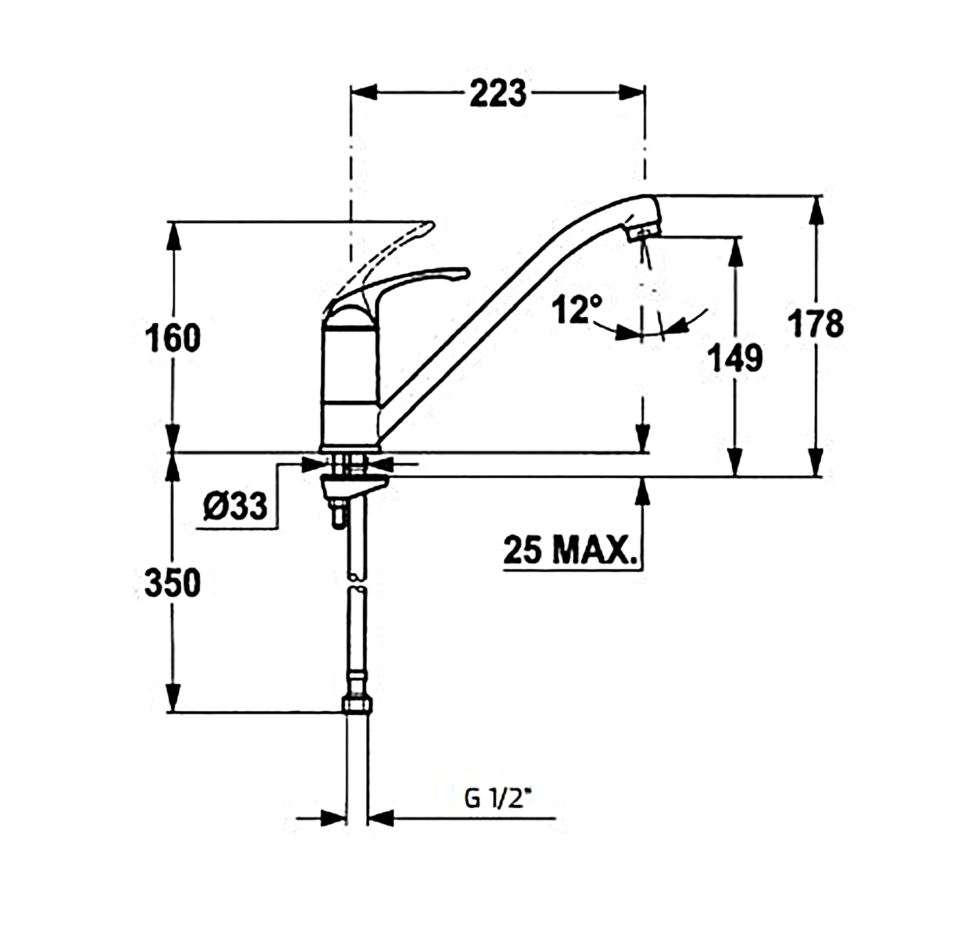 Vòi Rửa TEKA - MTP913 469130210 - Nước nóng, lạnh, Thép không gỉ AISI 316