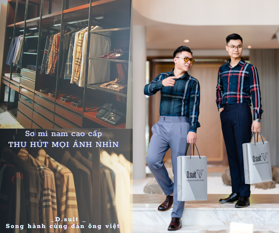 Áo sơ mi nam - thu hút mọi ánh nhìn