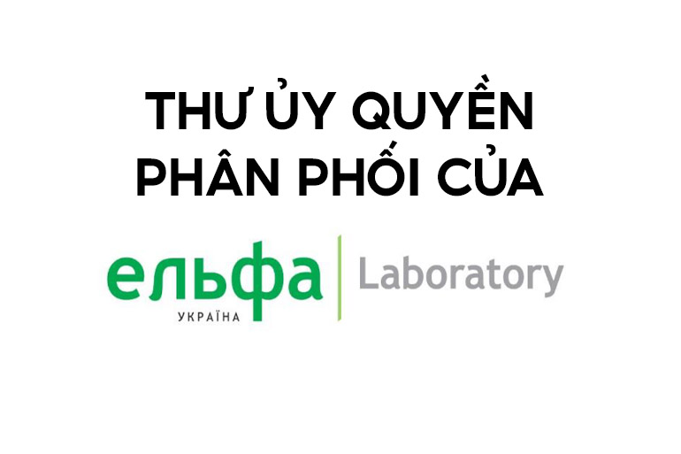 Thư ủy quyền phân phối các nhãn hàng thuộc nhà máy ELFA Laboratory