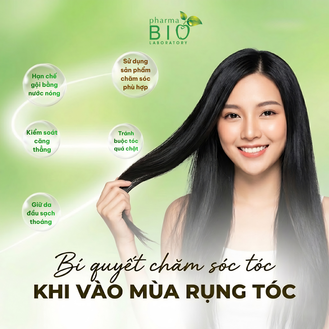 TÓC RỤNG NHIỀU DO ĐÂU? GIẢI PHÁP CHĂM SÓC TÓC YẾU VỚI BIO PHARMA LABORATORY NGƯU BÀNG