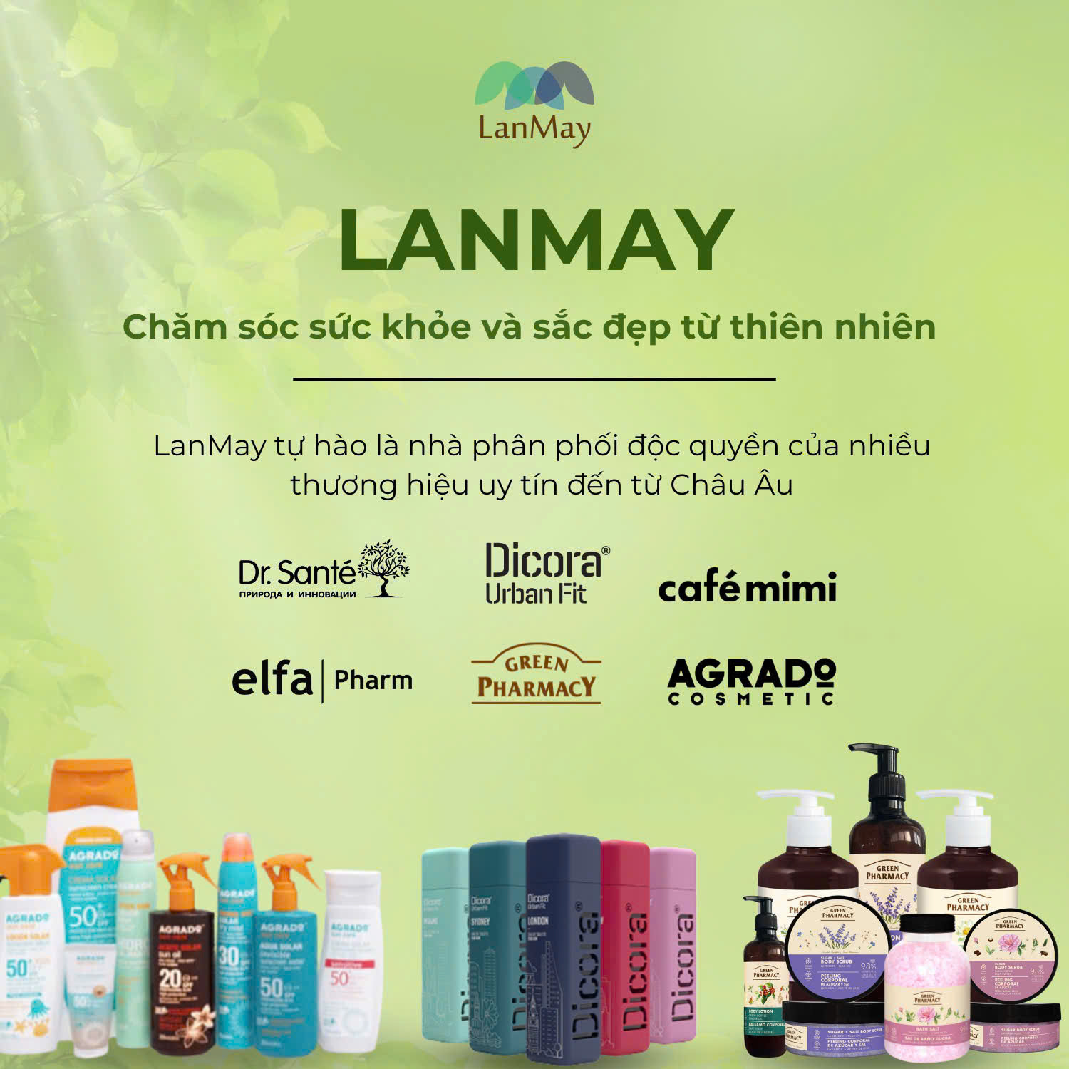 Lanmay đơn vị nhập khẩu và phân phối mỹ phẩm châu Âu tiên phong tại Việt Nam