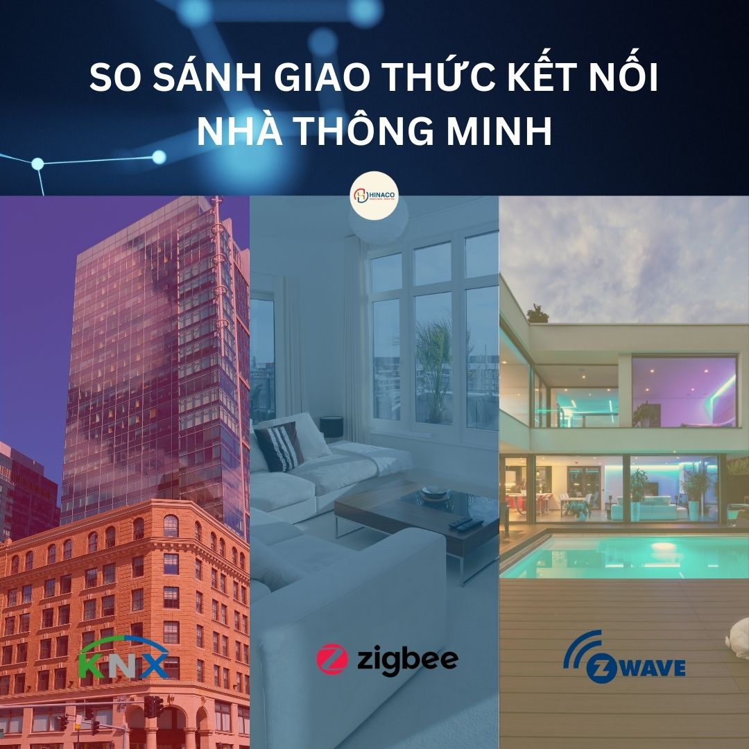 Sự khác biệt giữa các giao thức kết nối nhà thông minh: KNX, Zigbee, Z-Wave