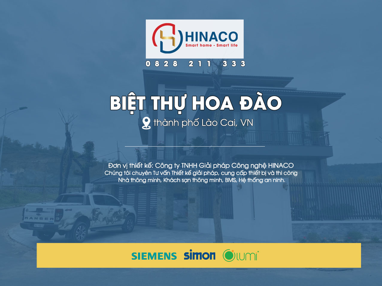 HINACO bàn giao công trình SmartHome tại Lào Cai