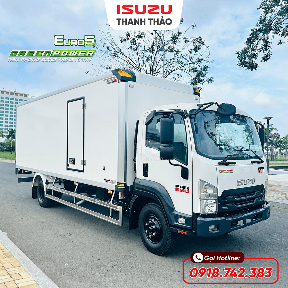 Xe tải Isuzu FRR650 Bảo Ôn - Tải 6 tấn - Thùng dài 6m5