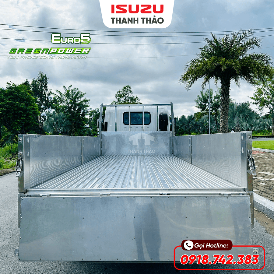 Xe tải Isuzu QKR270 Thùng Lửng 304 - Tải 2.75 tấn - Thùng dài 4m4