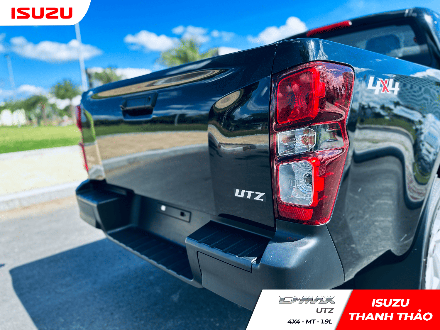 Xe bán tải Isuzu D-Max UTZ MT 4x4