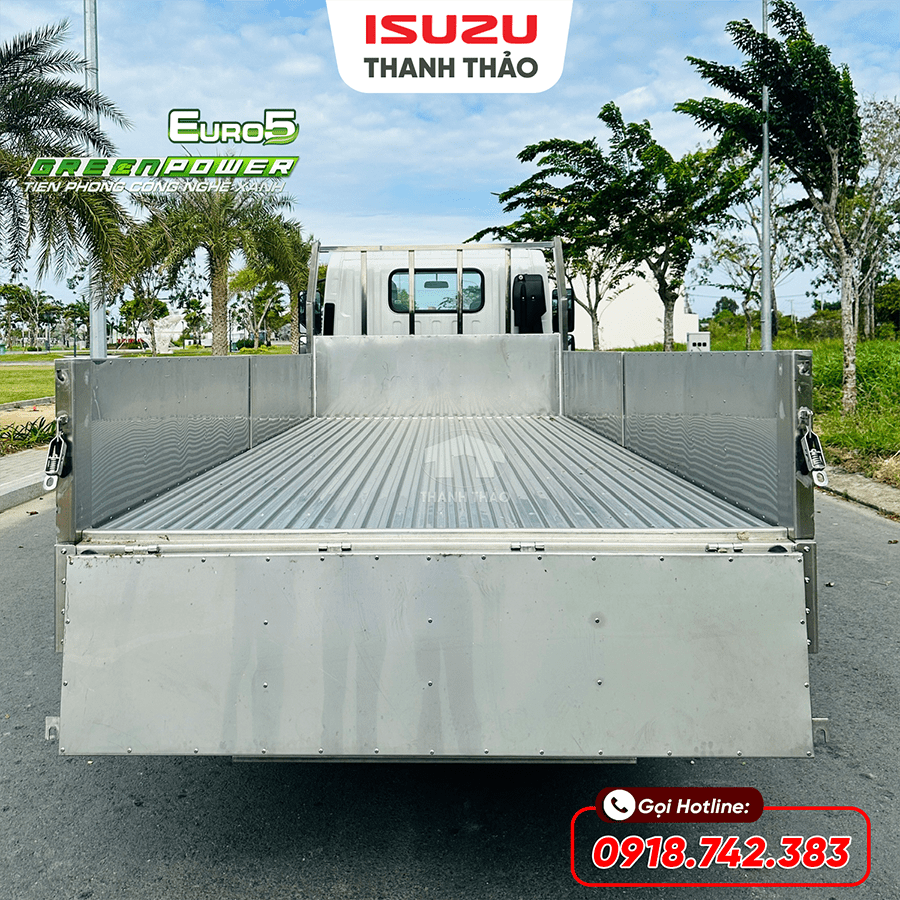 Xe tải Isuzu QKR270 Thùng Lửng 304 - Tải 2.75 tấn - Thùng dài 4m4