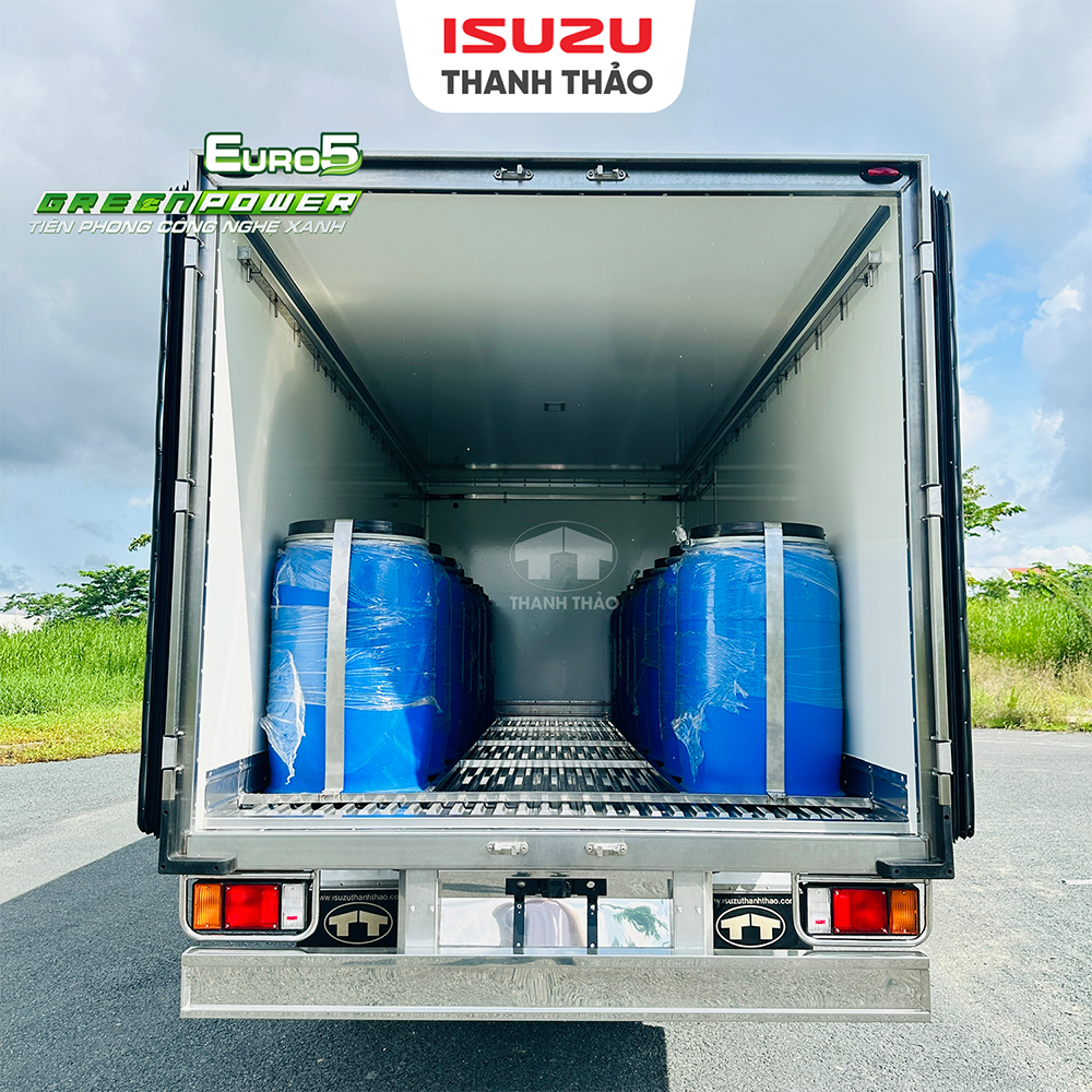 Xe tải Isuzu NPR400 Bảo Ôn Oxi- Tải 3.49 tấn - Thùng dài 5m1