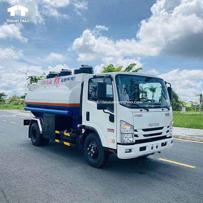 Xe Bồn Isuzu NQR75HE4 - 7 Khối - Chở Xăng Dầu