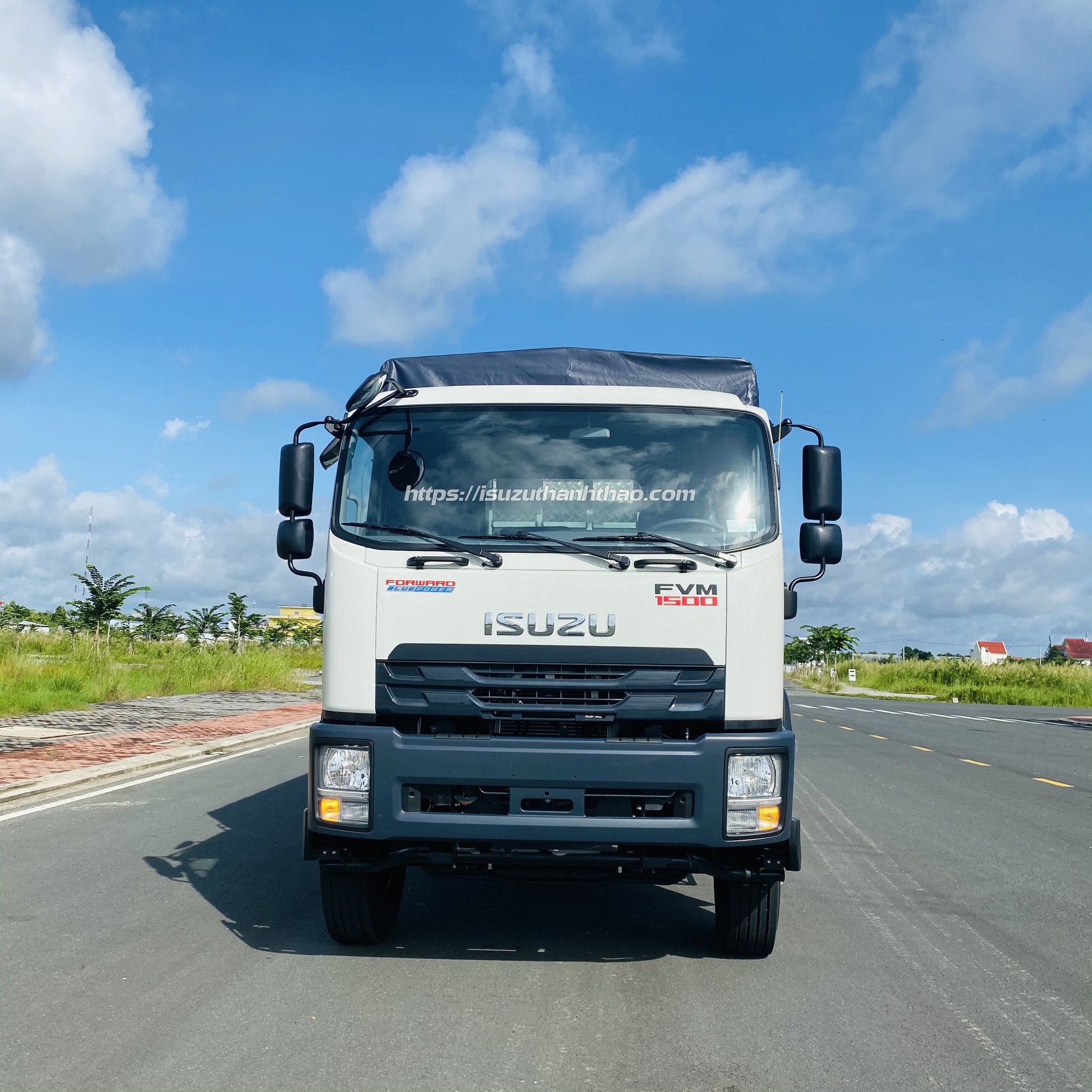 Xe tải Isuzu FVM1500 Mui Bạt Bửng Nhôm - Tải trọng 16 tấn