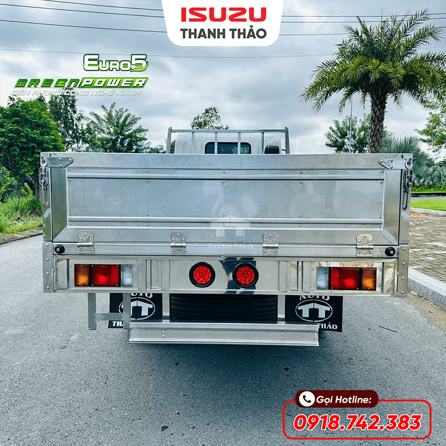 Xe tải Isuzu QKR270 Thùng Lửng 304 - Tải 2.75 tấn - Thùng dài 4m4