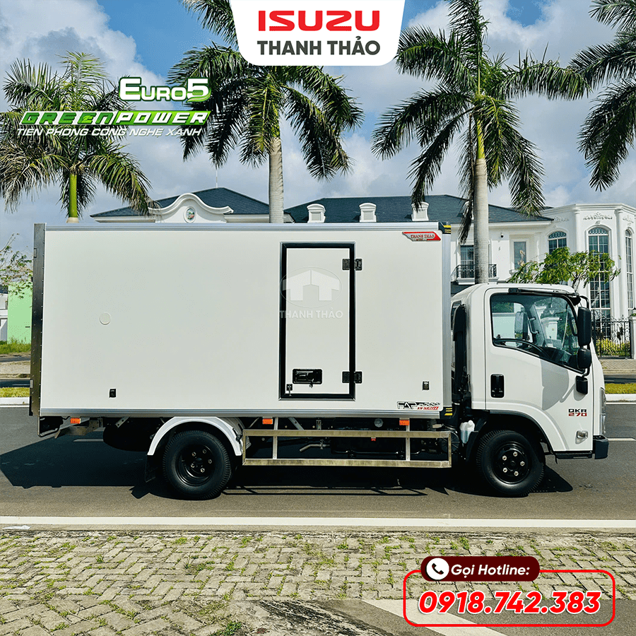Xe tải Isuzu QKR270 Bảo Ôn - Tải 2.45 tấn - Thùng dài 4m3