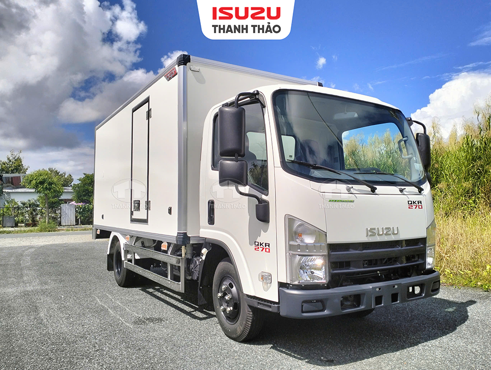Xe tải Isuzu QKR270 Bảo Ôn Oxi - Tải 2.35 tấn - Thùng dài 4m3