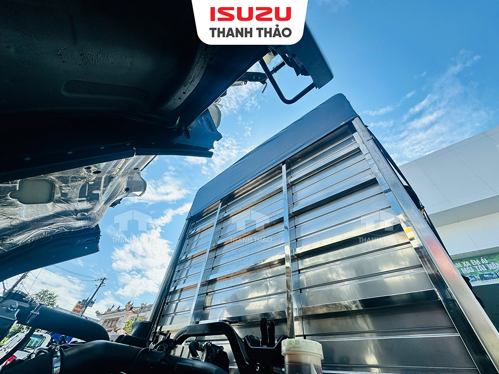 Xe tải Isuzu FRR650 Mui bạt bửng nhôm - Tải trọng 6.2 tấn - Thùng dài 6m6