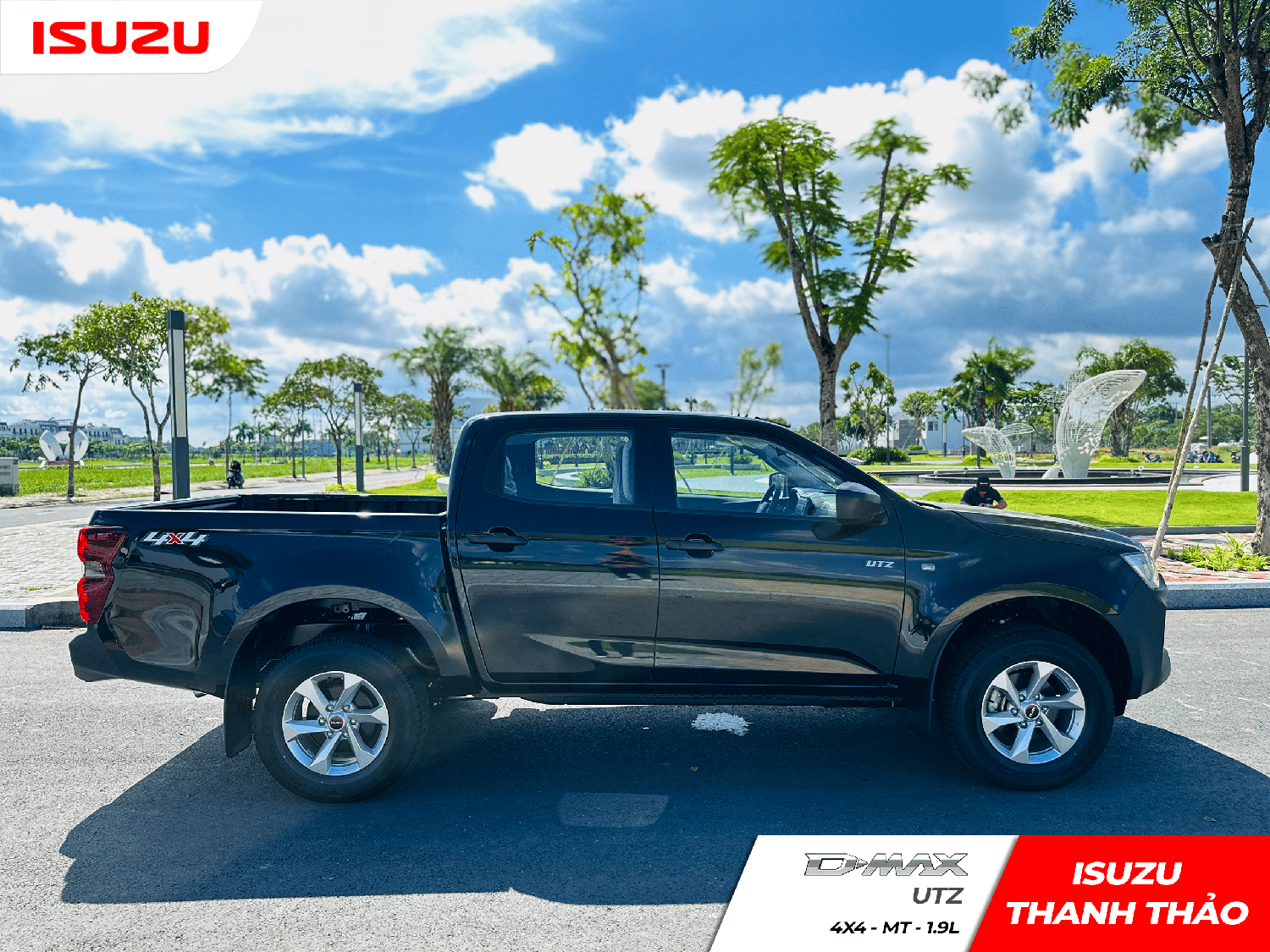 Xe bán tải Isuzu D-Max UTZ MT 4x4