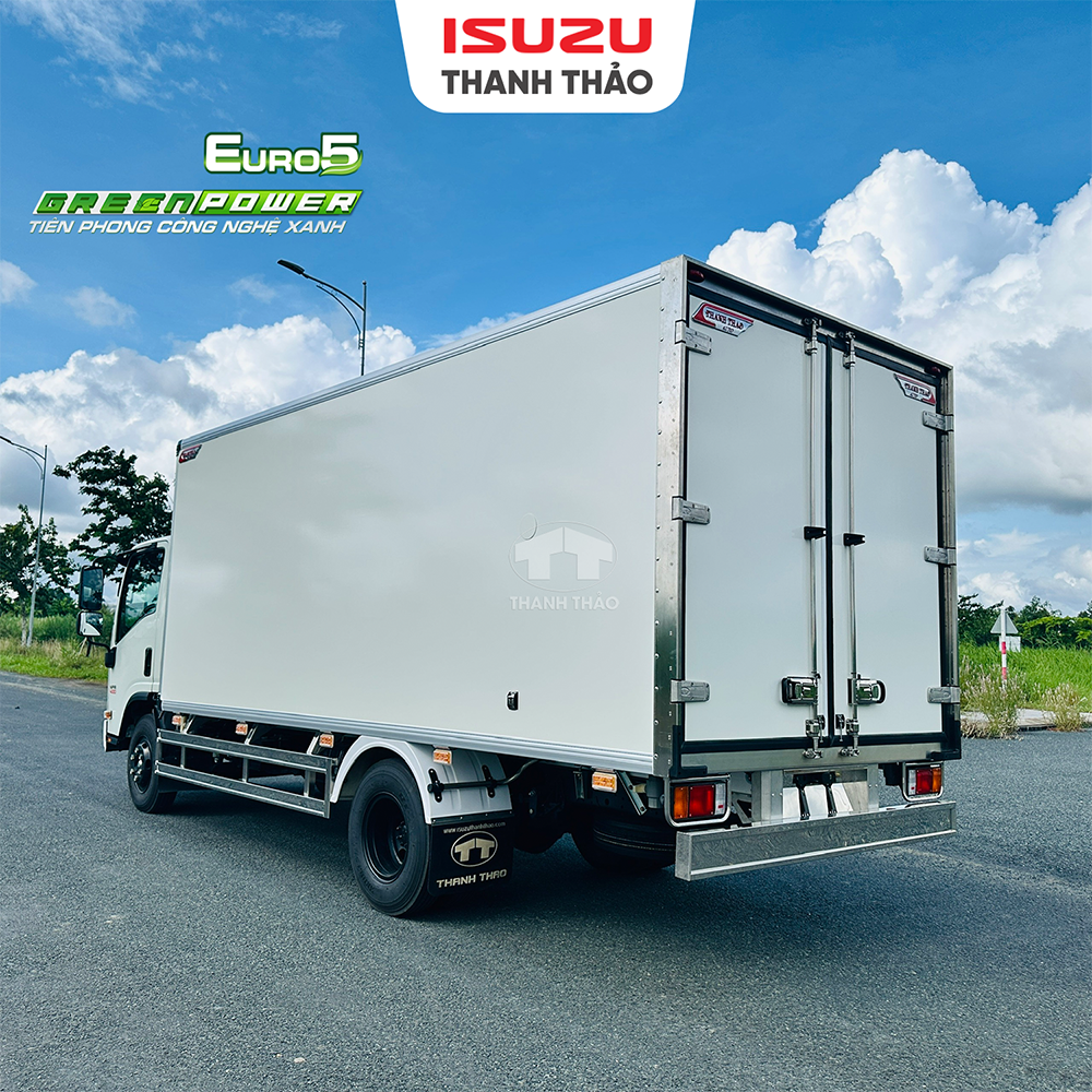 Xe tải Isuzu NPR400 Bảo Ôn Oxi- Tải 3.49 tấn - Thùng dài 5m1